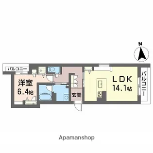 シャーメゾンマヒナ【3階】の間取り
