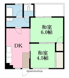 祝谷ビル【3階】の間取り