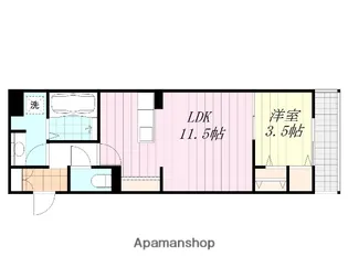 リヤンみゆき【202号室】の間取り