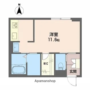 リコリス中一万【1階】の間取り