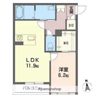 ほたる川【1階】の間取り
