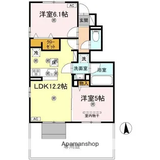 D-room SachiⅢ【1階】の間取り