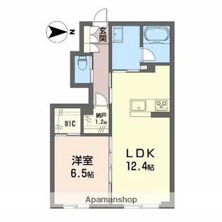 シャーメゾン椿【1階】の間取り
