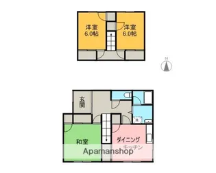 愛媛県西条市本町【一戸建】の間取り