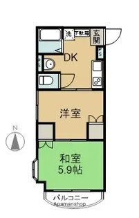 マルイブーゲンビリア【8階】の間取り