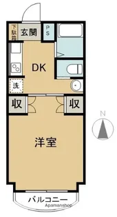 マルイブーゲンビリア【1階】の間取り