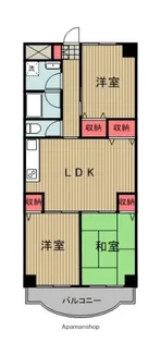 マルイポインセチア【5階】の間取り