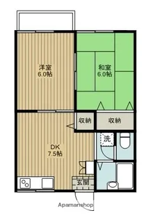 クレストール飯岡【2階】の間取り
