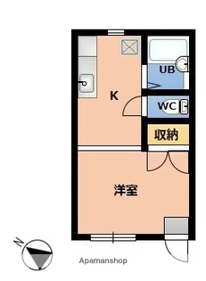 シティーセブン【1階】の間取り