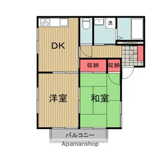 フレグランス喜多川【2階】の間取り