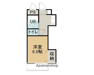 SAIJO独身館【4階】の間取り