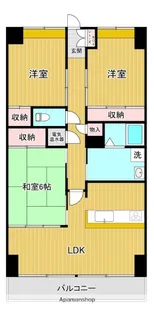 マルイラベンダーヒルズ【14階】の間取り
