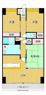 マルイラベンダーヒルズ【5階】の間取り