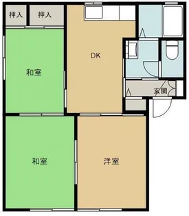 フォレストガーデン【1階】の間取り