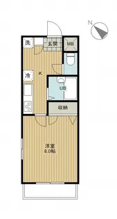 グリーンピア【3階】の間取り