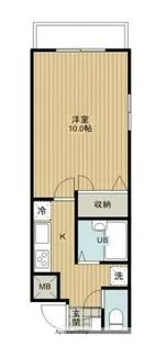 グリーンピア【1階】の間取り