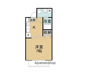 ジョイ・ミルキー【1階】の間取り