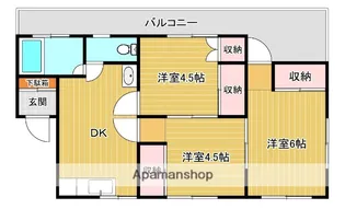 瀬戸マンション【3階】の間取り