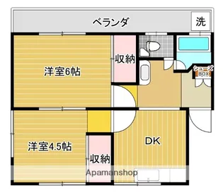瀬戸マンション【1階】の間取り