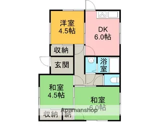 愛媛県西条市喜多川【一戸建】の間取り