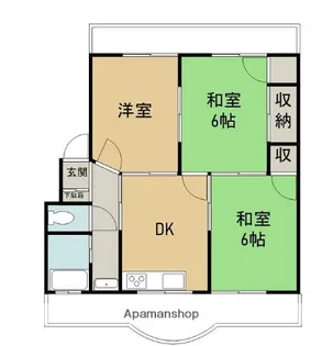 松本マンションⅠ【3階】の間取り