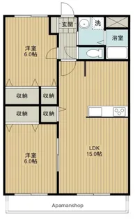 パレロワイヤル小松町【1階】の間取り