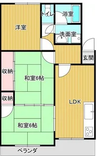 一色第3マンション【2階】の間取り