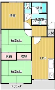 一色第3マンション【3階】の間取り