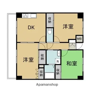 メゾンいしづち【2階】の間取り