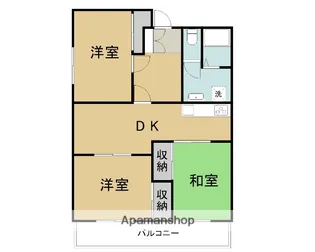 メゾンいしづち【2階】の間取り