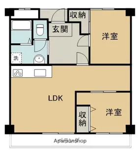 メゾンいしづち【5階】の間取り