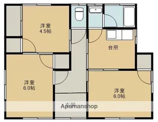 愛媛県西条市新田【一戸建】の間取り