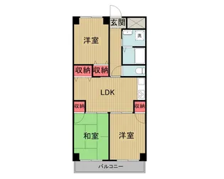 マルイカトレア【8階】の間取り