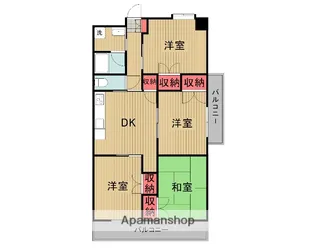 マルイカトレア【4階】の間取り