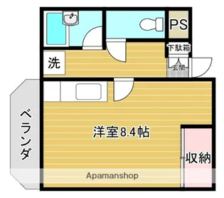 シャトーフジタ【2階】の間取り