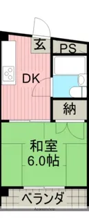 新町ハイツ【2階】の間取り