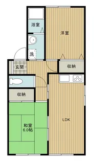 グランシャリオK【2階】の間取り