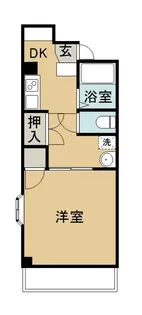 アサヒレジデンス【4階】の間取り