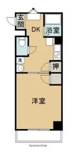 アサヒレジデンス【3階】の間取り