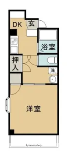 アサヒレジデンス【3階】の間取り