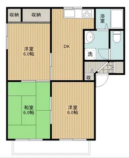 パークサイド328【2階】の間取り