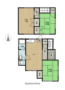 愛媛県西条市樋之口【一戸建】の間取り