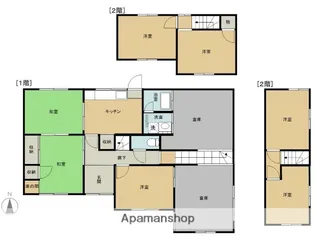 愛媛県西条市飯岡【一戸建】の間取り