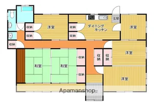 愛媛県西条市大町【一戸建】の間取り