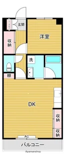 グランドハイツ西条【5階】の間取り