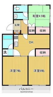 シンシアテイル【3階】の間取り