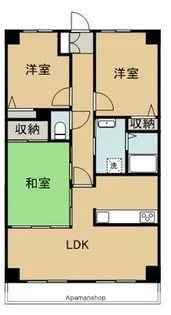 スカール喜多川【3階】の間取り
