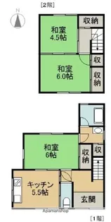 愛媛県西条市氷見乙【一戸建】の間取り