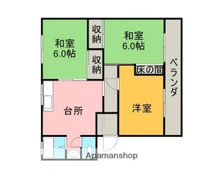 葵コーポラス【1階】の間取り