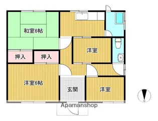 愛媛県西条市福武甲【一戸建】の間取り